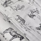 Slate Safari Panama Fabric and Cushion Panel Linen Look Farm Home Decor Material 58" Meter