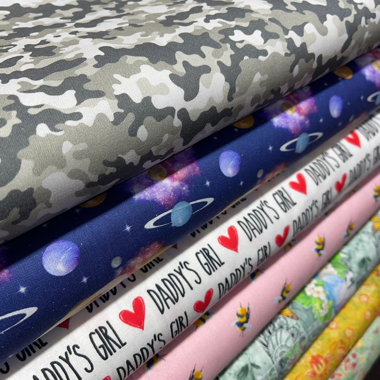 Clearance 100% Cotton Fabric 58" Print Craft Dress Quilting Material By The Meter