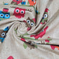 Beige 100% Cotton Lawn Fabric Craft Quilting Patchwork Material By Meter 44"