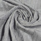 Taupe 100% Cotton Crush Fabric Crinkle Craft Dress Costume Material 50 " By The Meter