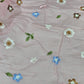 Blush Pink Pastel Floral Embroidered Cotton Silk Fabric – Soft Lightweight Designer Dress Material 44" By The Meter
