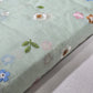 Mint Green Pastel Floral Embroidered Cotton Silk Fabric – Soft Lightweight Designer Dress Material 44" By The Meter