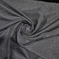 Black Premium Embroidered Faux Silk Fabric – Designer Floral & Paisley Pattern Luxury Dress Material by Meter