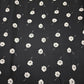 Black & White Floral Viscose Challis Print Fabric 58" By The Meter – Soft Lightweight Fabric