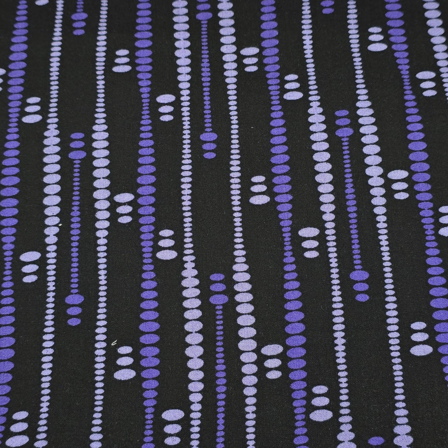 Purple Abstract Viscose Challis Print Fabric By The Meter – Soft Lightweight Geometric Fabric 58"