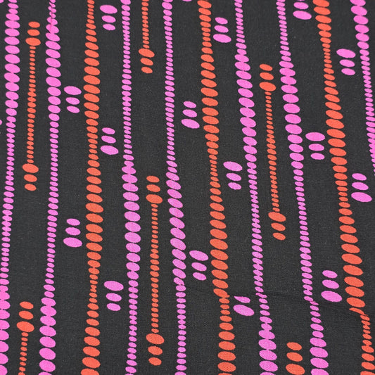 Abstract Viscose Challis Print Fabric By The Meter – Soft Lightweight Geometric Fabric 58"