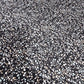 Black Floral Print Viscose Challis Fabric 58" By The Meter Soft Lightweight Material