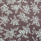 Berry Rose Vintage Blossom Bouquet Floral Viscose Challis Print Fabric 58" By The Meter Soft Lightweight Material