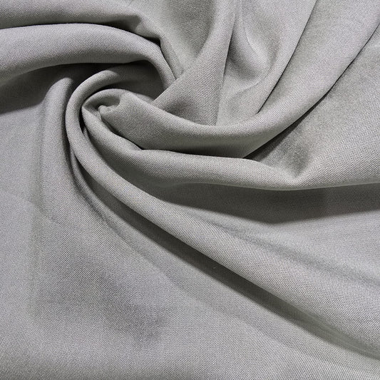 Sage Green Rose Garden Floral Mix & Match Viscose Challis Print & Plain Fabric 58" By The Meter – Soft Lightweight Fabric
