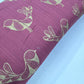 Golden Bird 100% Cotton Textured Fabric Crafts Dress Costume Material 44"  Meter