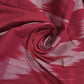 Maroon Ikat Stripe Cotton Lawn Fabric 44" Wide | Lightweight Dressmaking, Craft & Summer Clothing Material by the Metre