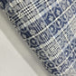 New Blue Checked Embroidered Cotton Fabric 44" Wide | Floral Broderie Dressmaking, Craft & Home Décor Material by the Metre