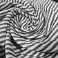 Black 100% Cotton Seersucker Fabric Crush Stripe Costume Craft Dress Material 44" By The Meter