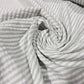 Sage 100% Cotton Seersucker Fabric Crush Stripe Costume Craft Dress Material 44" By The Meter