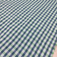 Green Blue Gingham 100% Cotton Seersucker Fabric Crush Costume Craft Dress Material 58" By The Meter