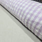 Lilac Gingham 100% Cotton Seersucker Fabric Crush Costume Craft Dress Material 58" By The Meter