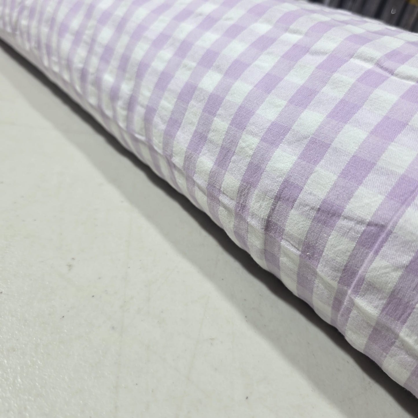 Gingham 100% Cotton Seersucker Fabric Crush Costume Craft Dress Material 58" By The Meter
