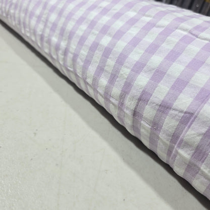 Gingham 100% Cotton Seersucker Fabric Crush Costume Craft Dress Material 58" By The Meter