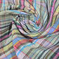 Multi Colour Madras Check Cotton Linen Fabric 44" Plaid Dress Craft By The Meter