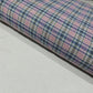 Madras Check Cotton Linen Fabric 44" | Lightweight Plaid Dressmaking Craft Material By The Metre