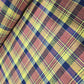 Madras Check Cotton Linen Fabric 44" | Lightweight Plaid Dressmaking Craft Material By The Metre