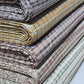 Khadi 100% Cotton Check Fabric 44" Lightweight Woven Yarn Dyed Dress Craft Material By The Meter