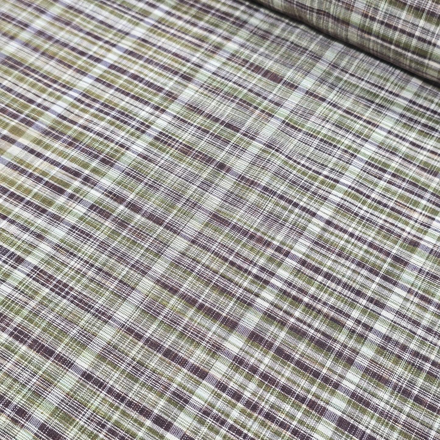 Premium Yarn Dyed Woven Cotton Fabric 44" Check Stripe Dress Craft Material By Meter