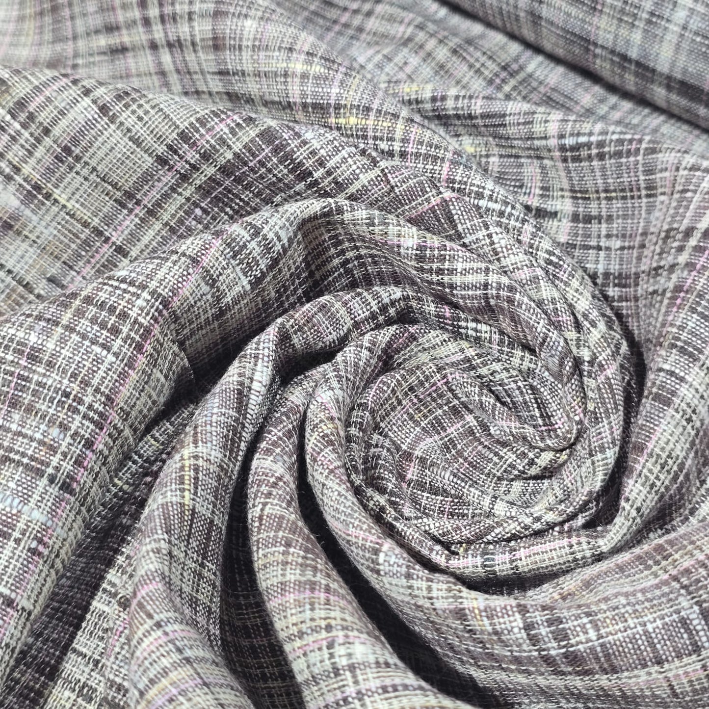 Premium Yarn Dyed Woven Cotton Fabric 44" Check Stripe Dress Craft Material By Meter
