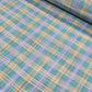 Premium Yarn Dyed Woven Cotton Fabric 44" Check Stripe Dress Craft Material By Meter