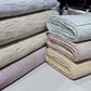100% Cotton Linen Slub Fabric 44" Wide | Natural Dress Craft Material By The Meter