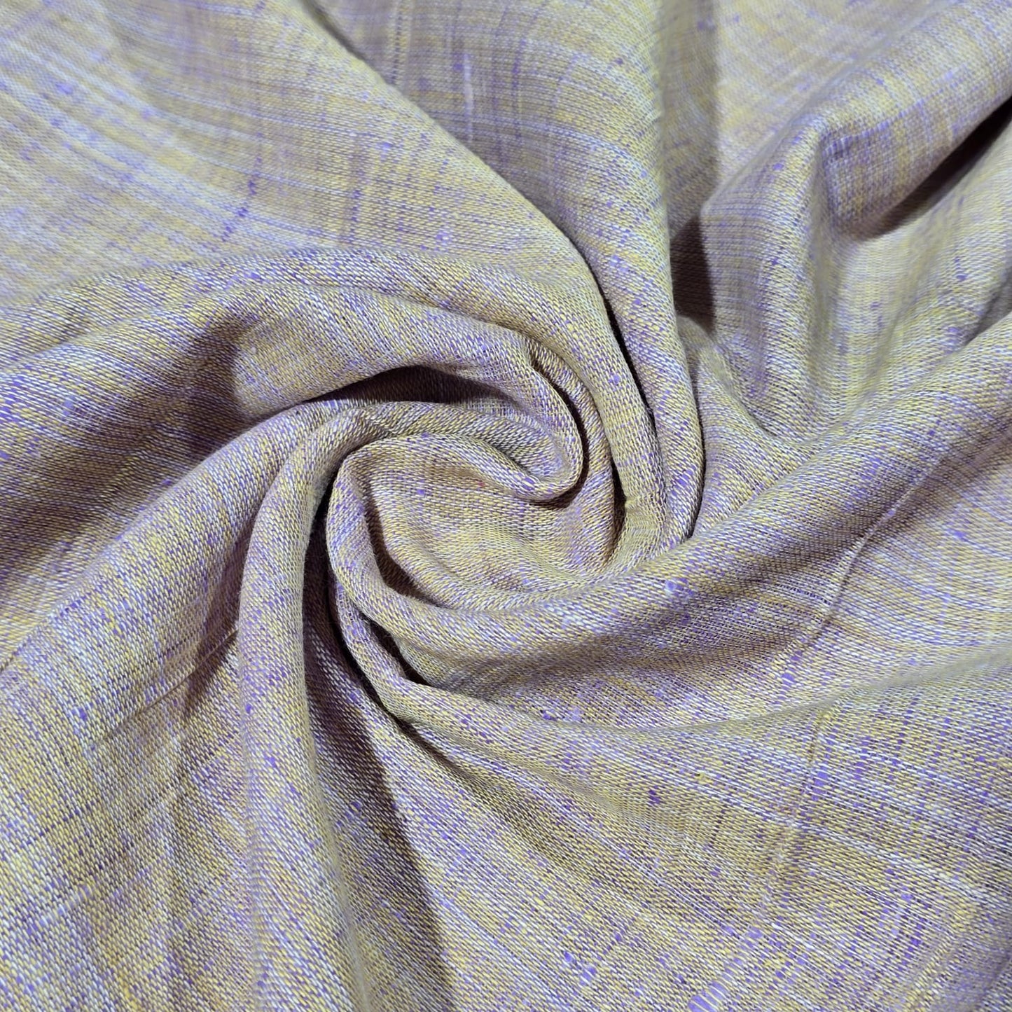 100% Cotton Linen Slub Fabric 44" Wide | Natural Dress Craft Material By The Meter