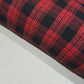 Red Black Buffalo Check Brushed Cotton Flannel Fabric 58" Dress Craft Costume Material By The Metre