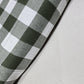 Olive Green Buffalo Check Brushed Cotton Flannel Fabric 58" Dress Craft By Metre