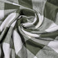 Olive Green Buffalo Check Brushed Cotton Flannel Fabric 58" Dress Craft By Metre