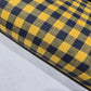 Yellow Blue Buffalo Check Brushed Cotton Flannel Fabric 58" Plaid Craft By Metre