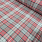 Red Grey Black Tartan Check Cotton Flannel Fabric Soft Brushed Plaid 58" By The Meter