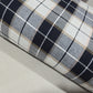 Navy Beige Cream Tartan Check Cotton Flannel Fabric Soft Brushed Plaid 58" By The Meter