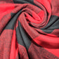 Red Black Buffalo Check Cotton Flannel Fabric Soft Brushed Plaid 58" By The Meter