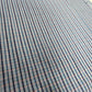 Grey Navy Stripe Cotton Flannel Fabric Fine Plaid Soft Brushed 58" By The Meter