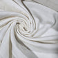 Ivory Brushed 100% Cotton Flannel Fabric Plain Soft Craft Dress Material 58" By The Meter