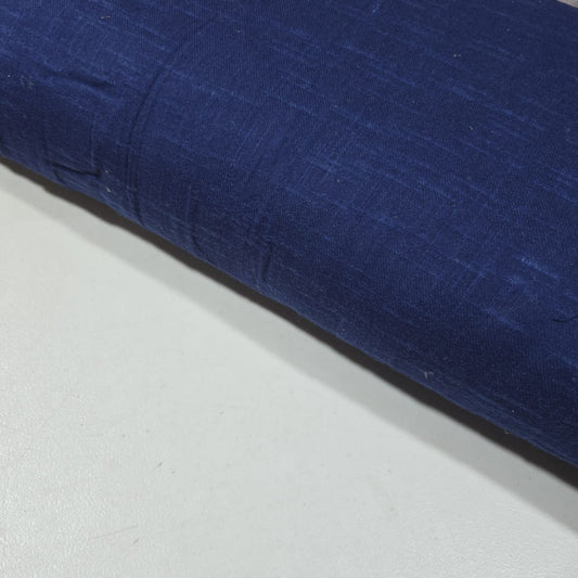 Navy Brushed 100% Cotton Flannel Fabric Plain Soft Craft Dress Material 58" By The Meter