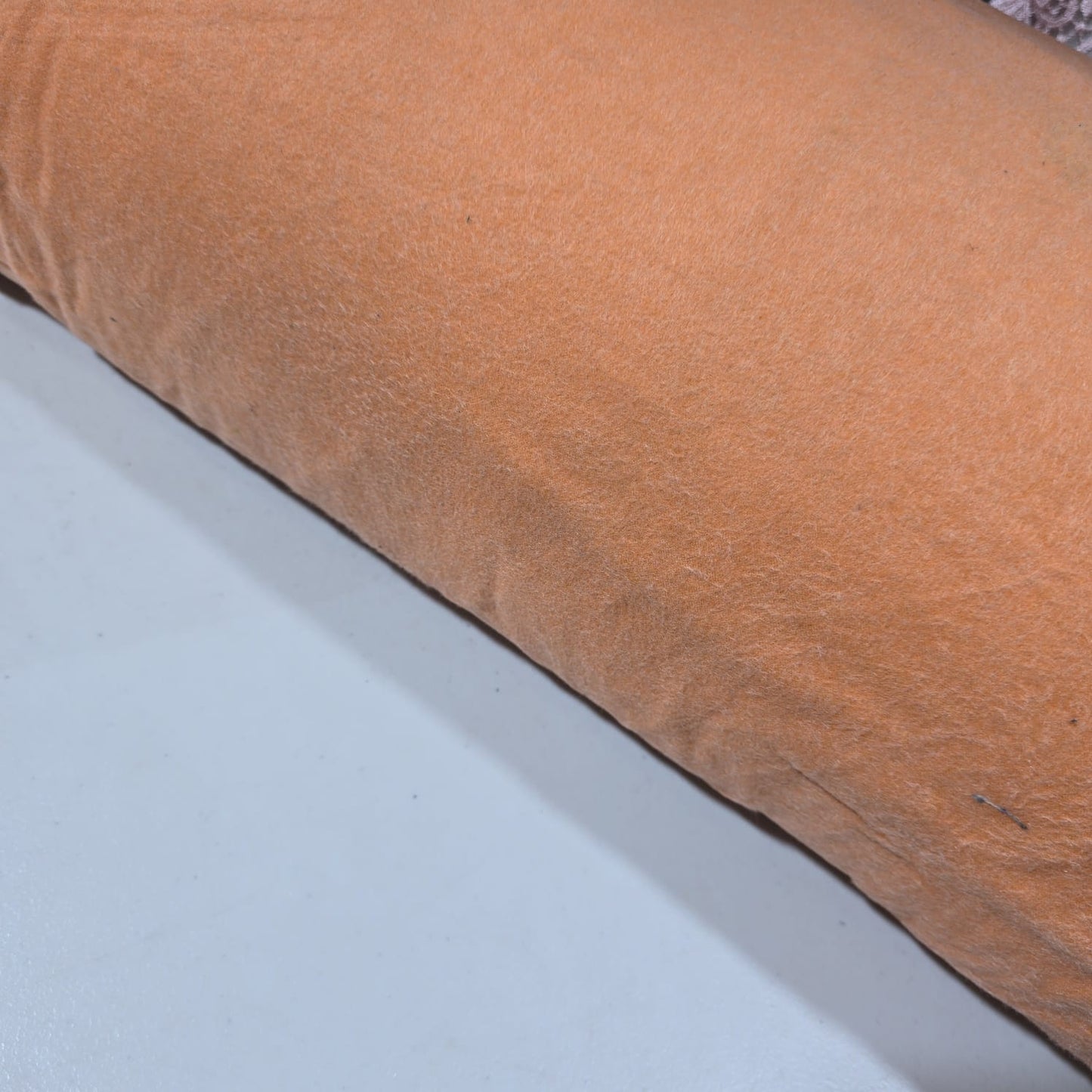 Peach Brushed 100% Cotton Flannel Fabric Plain Soft Craft Dress Material 58" By The Meter
