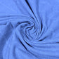 Royal Blue Brushed 100% Cotton Flannel Fabric Textured Geometric 58" By The Meter
