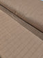 Rust Brushed 100% Cotton Flannel Fabric Textured Geometric 58" By The Meter