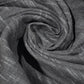Black Brushed 100% Cotton Flannel Fabric Textured Melange Geometric Material 58" By The Meter