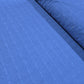 Royal Blue Brushed 100% Cotton Flannel Fabric Textured Geometric 58" By The Meter