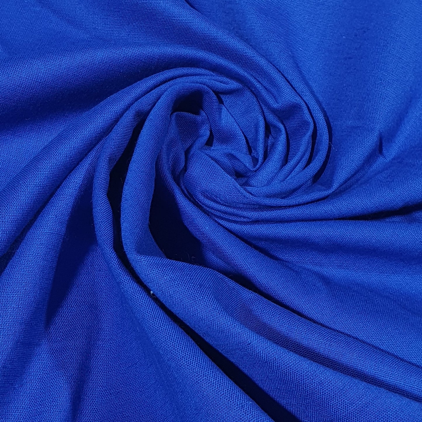 Royal Blue Plain Cotton Linen Fabric 58" Dress Craft Upholstery Material By The Meter
