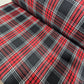 Highland Scarlet Tartan Brushed Cotton Fabric 42" Wide Plaid Dress Craft Material By The Meter