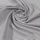 Brown 1/16" Gingham Check Poly Cotton Fabric 58" Dress Craft Material By Meter