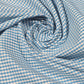 Turquoise 1/16" Gingham Check Poly Cotton Fabric 58" Dress Craft Material By Meter